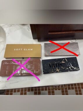 Anastasia + Too Faced Eyeshadow Palettes